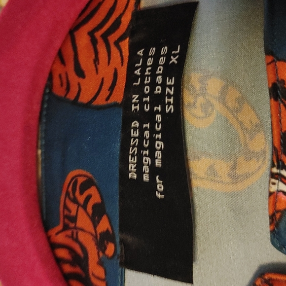 Dressed in LALA Pants & Jumpsuits Dressed In Lala Tiger Satin